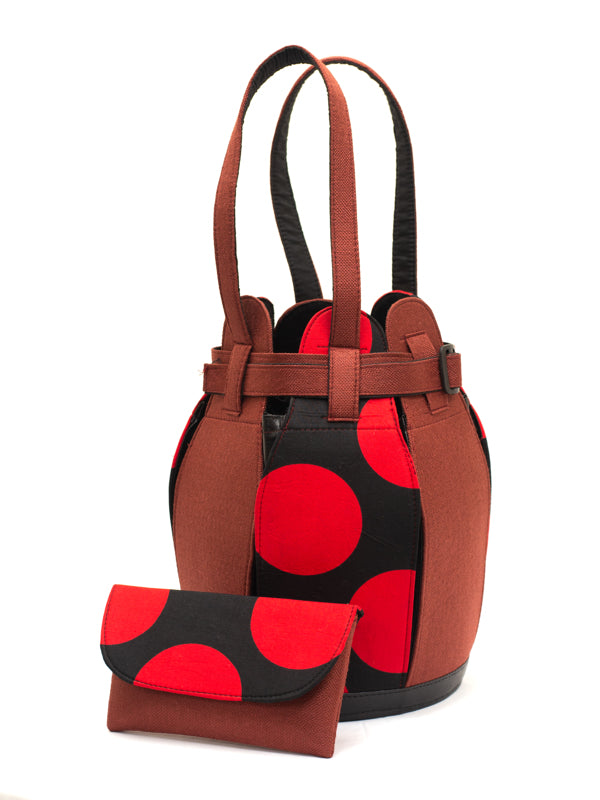 Maroon with Red & Black Guard Bag