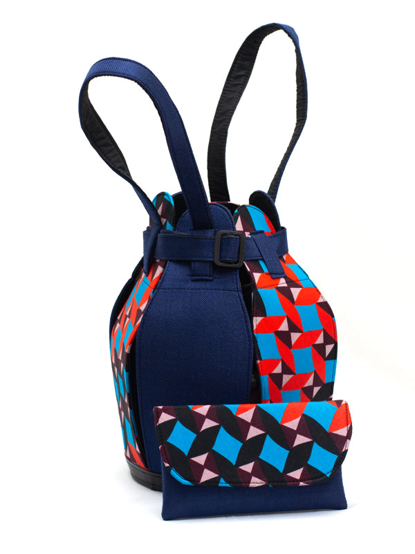 Blue with Red Blue & Beige Guard Bag