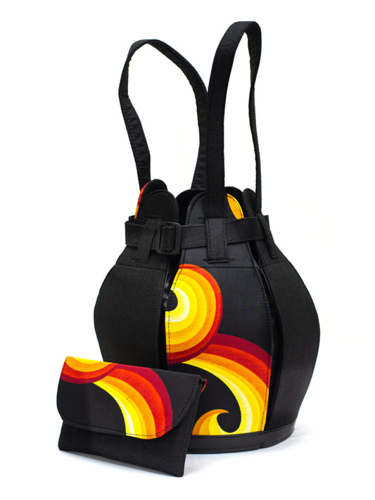 Black with Red & Yellow Guard Bag