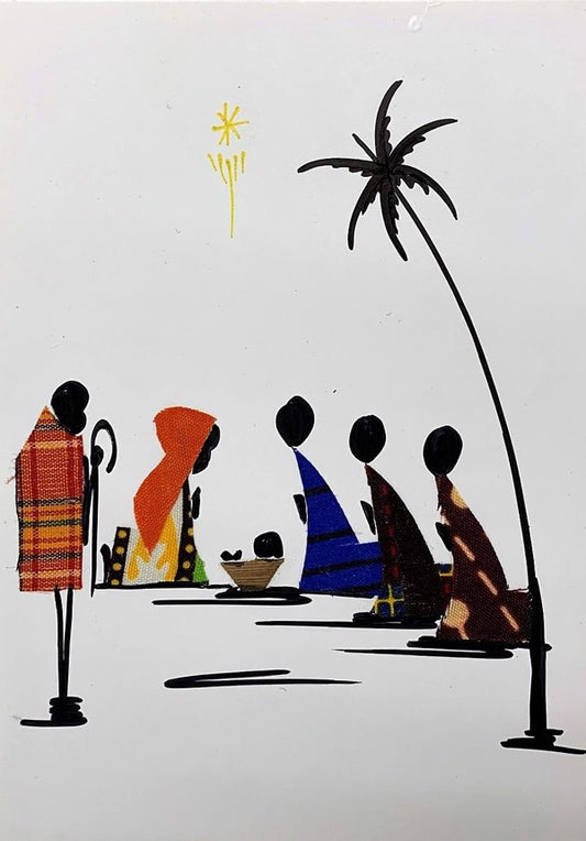 Kitenge 3 Wise Men Card