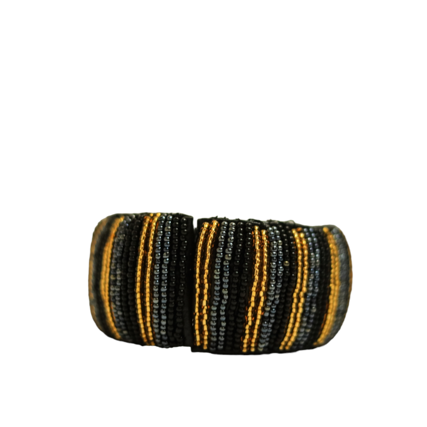 Black, Gold and Platinum Bracelet