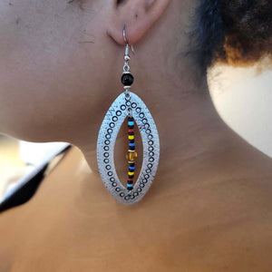 Mabati & Maasai Beads Earrings